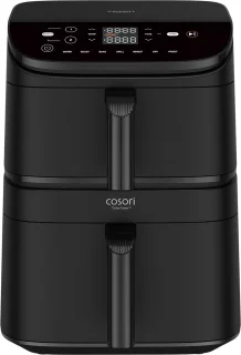 Cosori Turbo Tower Dubbel Heteluchtfriteuse Zwart