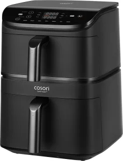 Cosori Turbo Tower Dubbel Heteluchtfriteuse Zwart