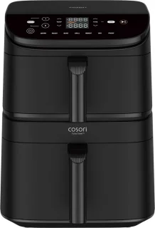 Cosori Turbo Tower Dubbel Heteluchtfriteuse Zwart