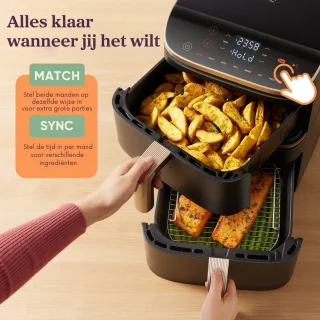 Cosori Turbo Tower Pro XXL Airfryer 10.8L 2 Manden