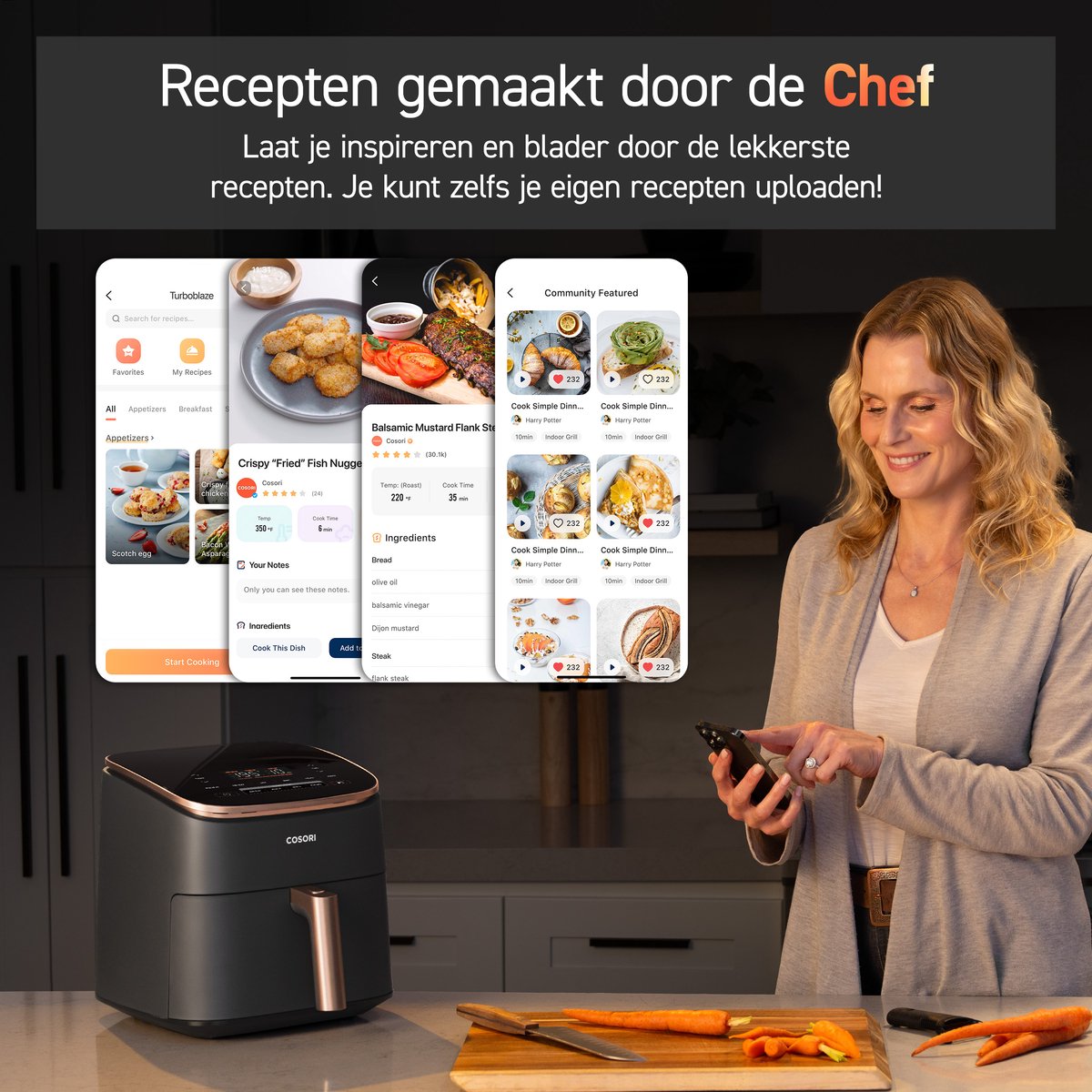 Cosori TurboBlaze Airfryer XXL 6L