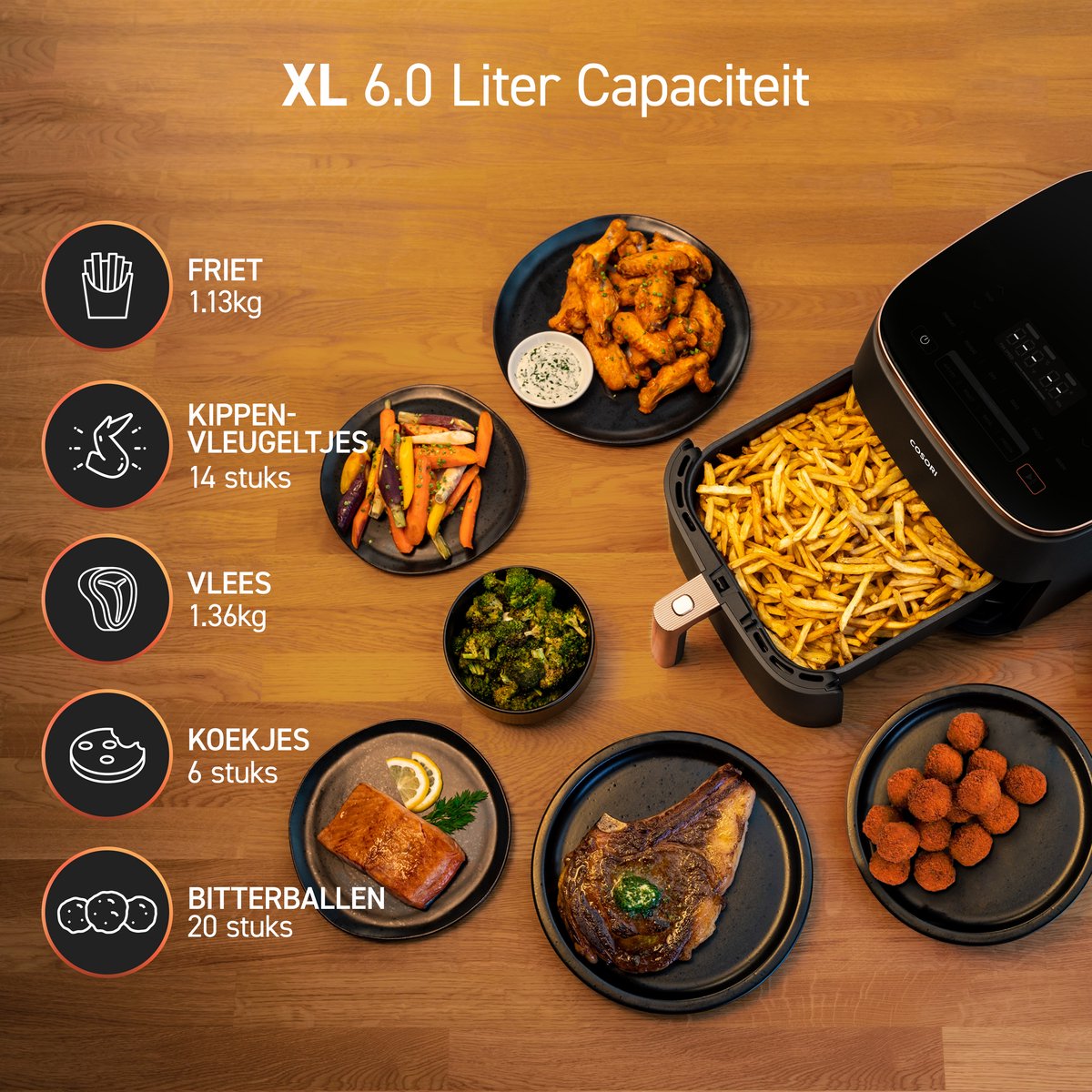 Cosori TurboBlaze Airfryer XXL 6L