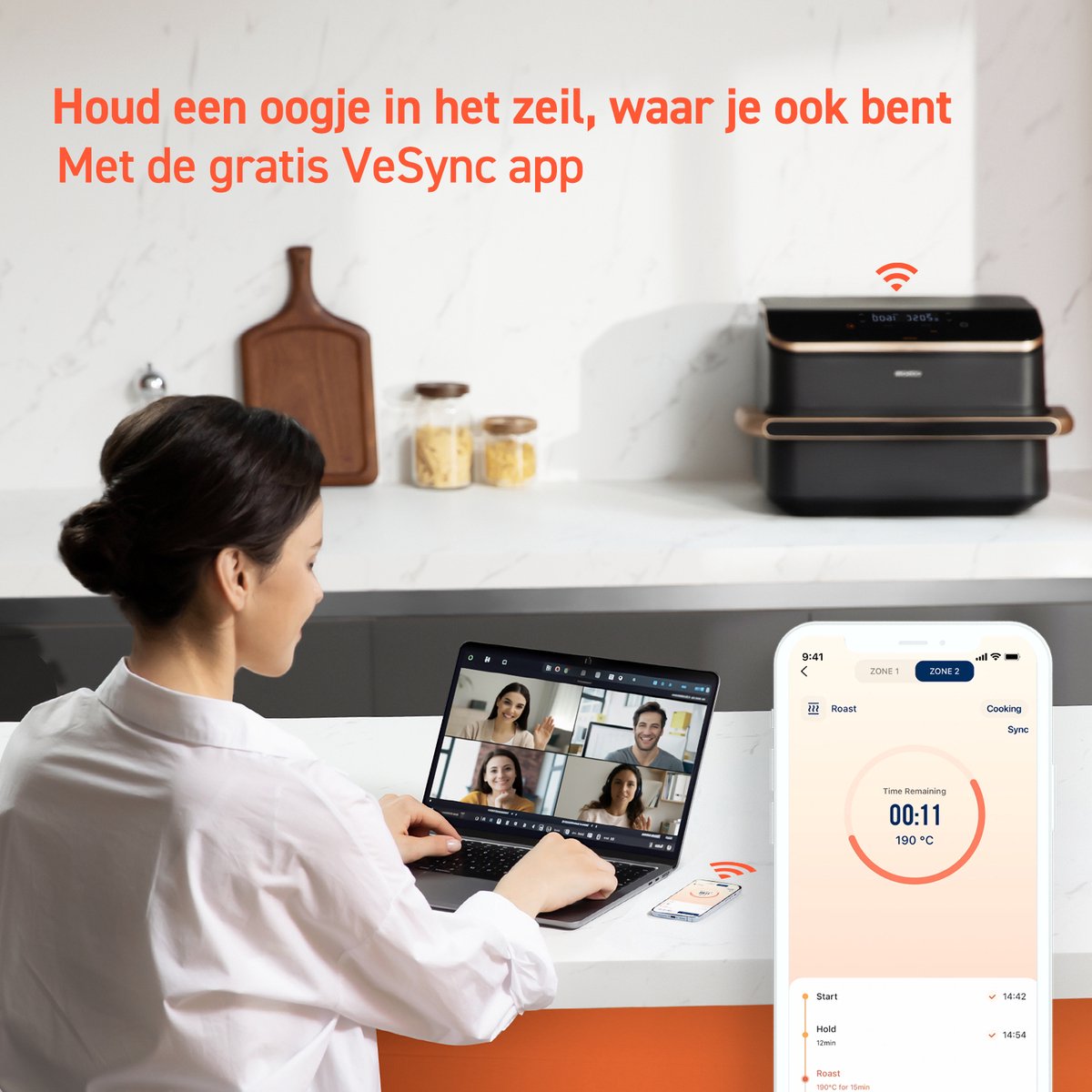 Cosori Twinfry Dubbele Airfryer XXL 10L