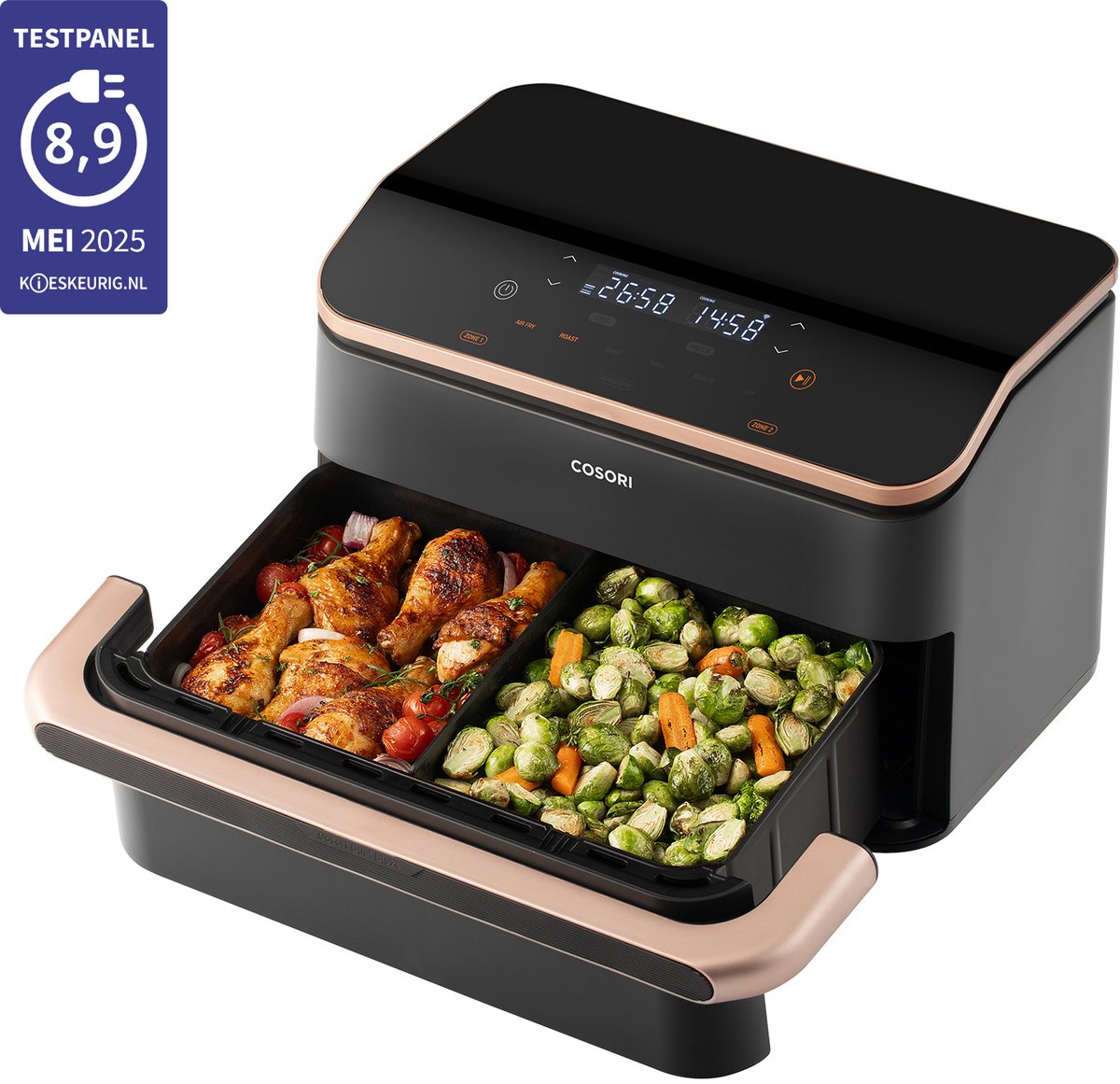 Cosori Twinfry Dubbele Airfryer XXL 10L