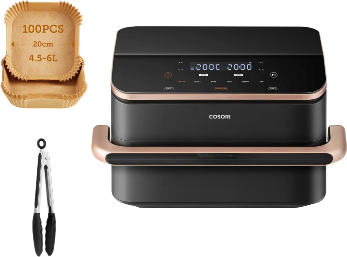 Cosori Twinfry XXL Dubbele Airfryer 10L