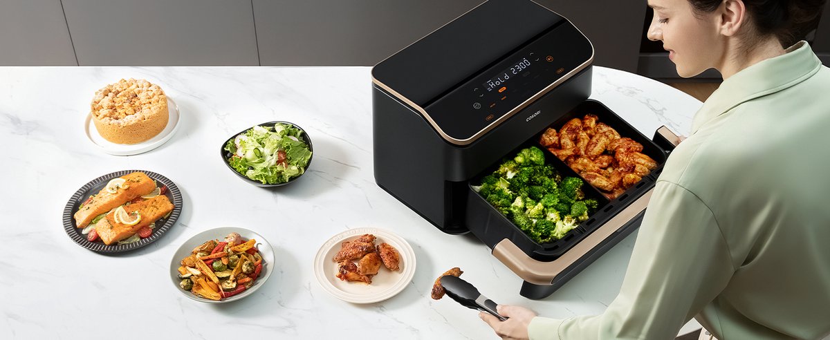 Cosori Twinfry XXL Dubbele Airfryer 10L