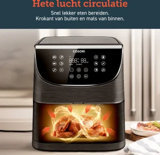 Cosori XL Heteluchtfriteuse 5.5L Zwart