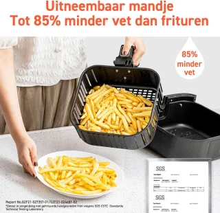 Cosori XL Heteluchtfriteuse 5.5L Zwart