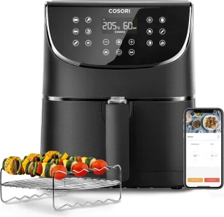 Cosori XL Heteluchtfriteuse 5.5L Zwart