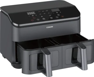 Cosori XXL Dual Basket Airfryer 8.5L Zwart