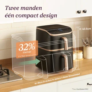Cosori XXL Turbo Tower Pro Airfryer 10.8L