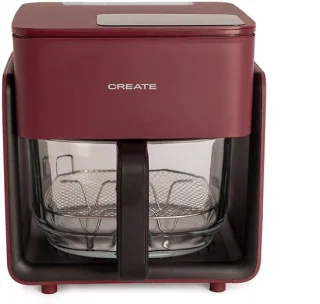 CREATE Air fryer Crystal - olievrije friteuse met stoomfunctie