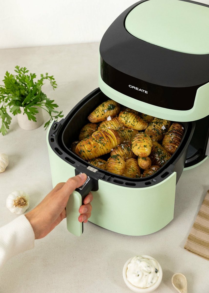 CREATE Air Fryer ProLarge 6.2L Pastel Green