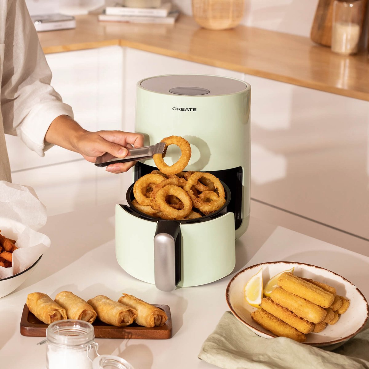 CREATE Airfryer 1,5L Groen