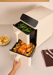 CREATE Dual Stack Airfryer 11,2 L - Gebroken wit