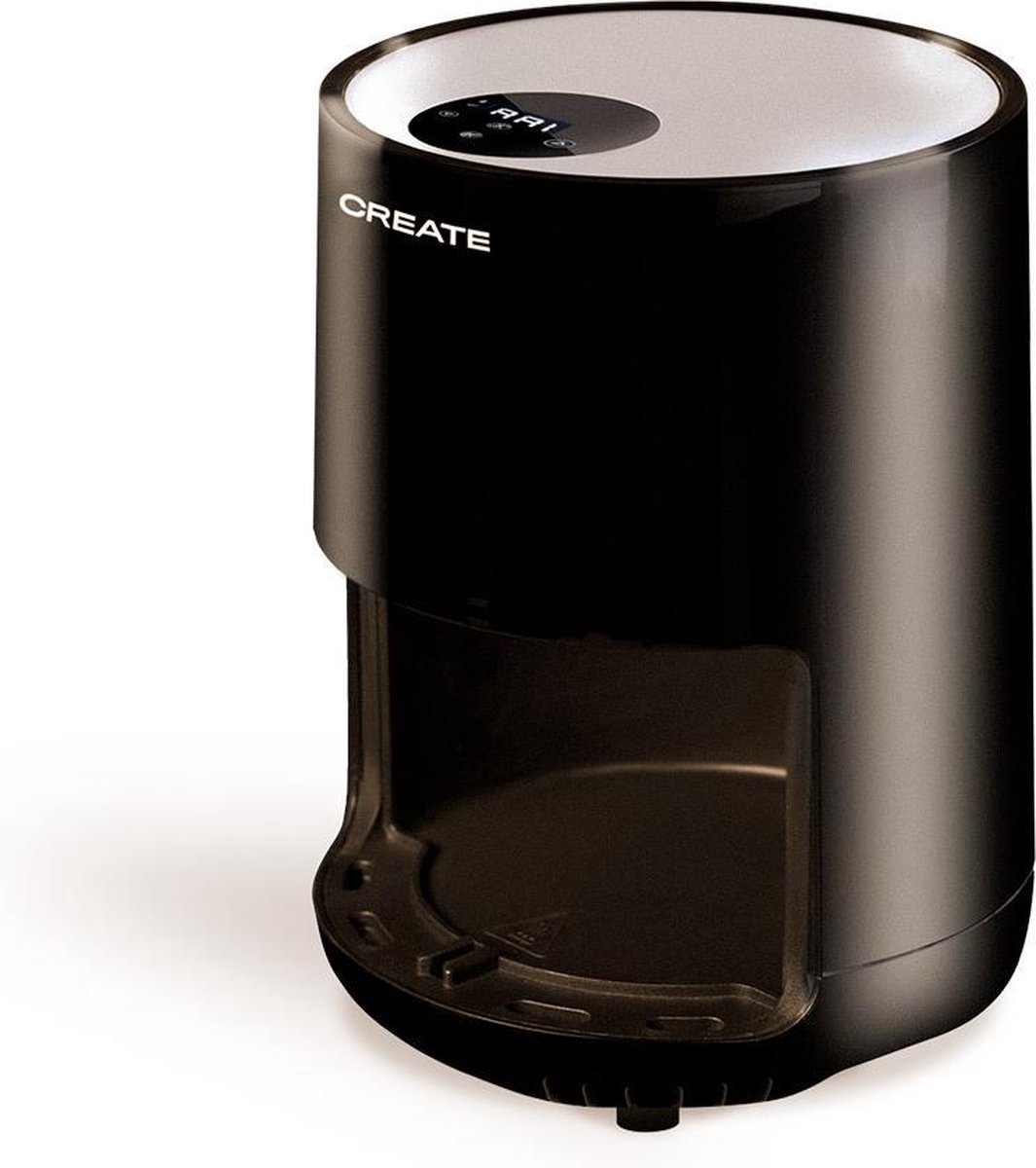 Wat vinden we goed aan de CREATE Heteluchtfriteuse 1,5L Zwart AIR FRYER