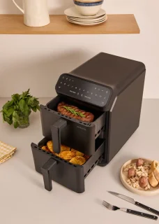 CREATEE Dual Stack Airfryer 11,2 L Zwart