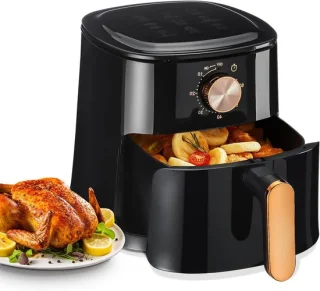 Crispy friteuse heteluchtfriteuse 4 liter wit