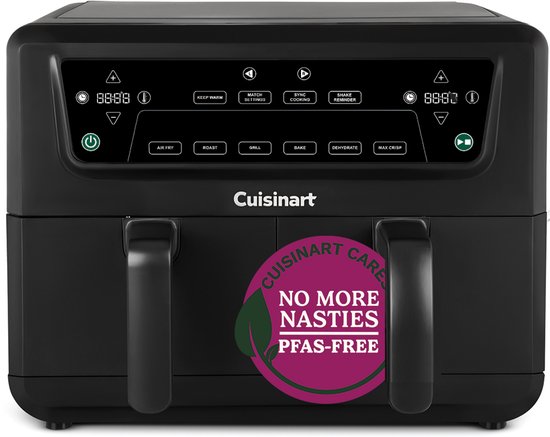 Cuisinart Airfryer XXL Dual-Zone 2x5,2L Zwart review