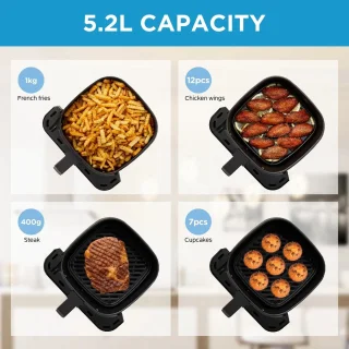 DeXem Heteluchtfriteuse 7L Airfryer Oven
