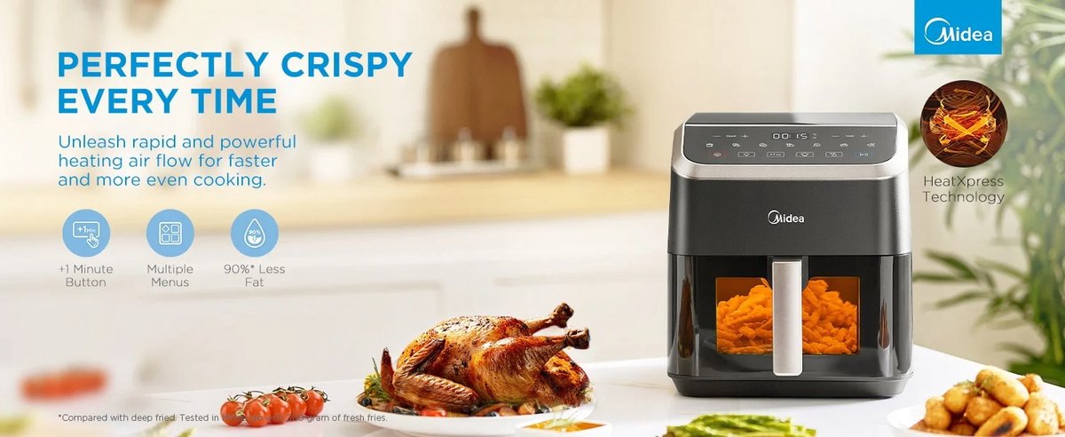 DeXem Heteluchtfriteuse 7L Airfryer Oven