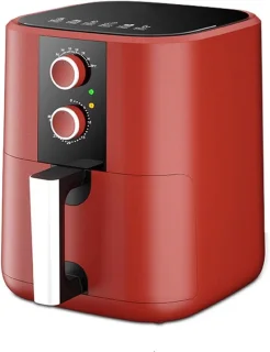 Digitale airfryer 5 liter rood