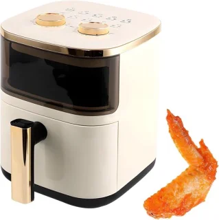 Digitale airfryer - 6 liter - zwart