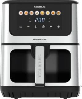 Digitale airfryer 65 liter zwart
