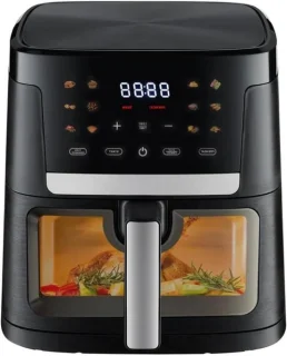Digitale airfryer 7 liter zwart