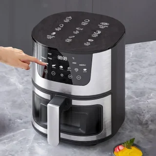 Digitale Airfryer 7L met Grillrack - Zwart