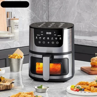 Digitale Airfryer 7L met Grillrack - Zwart