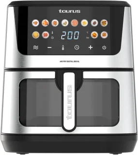 Digitale Airfryer 8 liter zwart