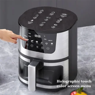 Digitale Airfryer PFAS-vrij 7L zwart met Grillrack en Touch Control