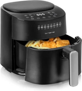 Digitale heteluchtfriteuse Airfryer XL 45 liter mat zwart