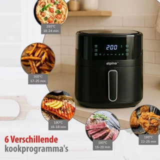 Digitale Heteluchtfriteuse XL 6L