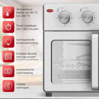 Digitale Heteluchtoven XXL 32L