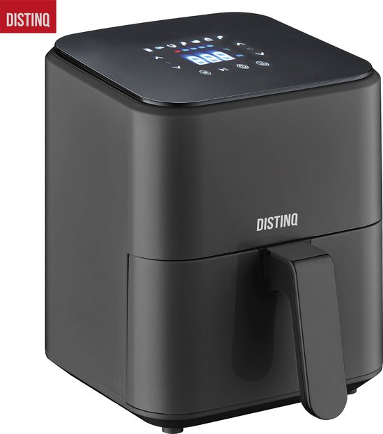 DistinQ Airfryer Compact 4L Zwart