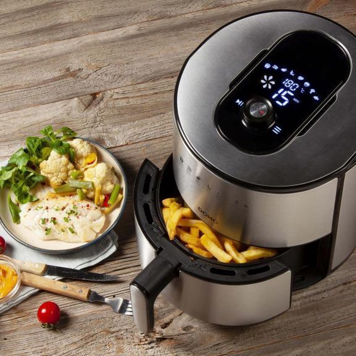 DOMO DO530FR Airfryer XL RVS