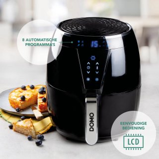 DOMO DO532FR Airfryer XL 4L Zwart