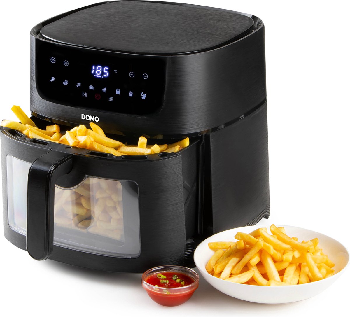 DOMO DO543FR Airfryer XXL 8L Zwart