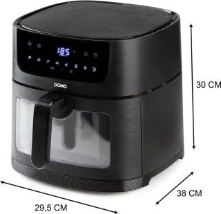 DOMO DO543FR Airfryer XXL 8L Zwart