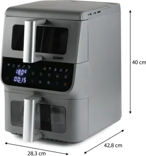 DOMO DO550FR Dubbele Airfryer