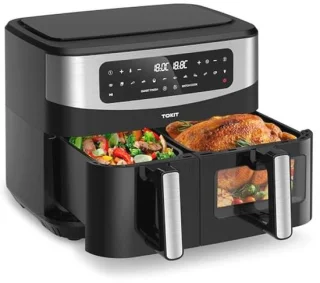 Dual Zone Heteluchtfriteuse 2800W