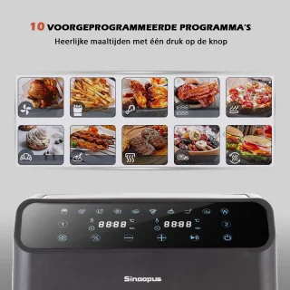 Dubbele Airfryer 901A XXL 10L