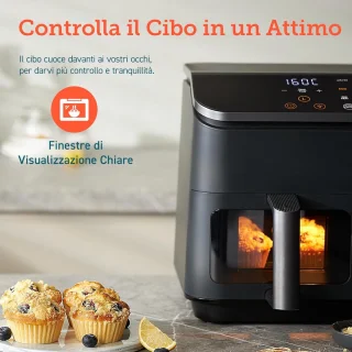 Dubbele Airfryer Dual Cook Heteluchtfriteuse