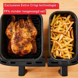 Dubbele Airfryer Dual Cook Heteluchtfriteuse