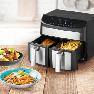 Dubbele Airfryer Dual Cook - Heteluchtfriteuse met Dubbele Mand