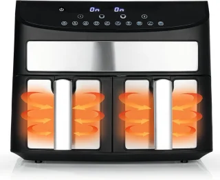 Dubbele Airfryer Dual Cook - Heteluchtfriteuse met Dubbele Mand