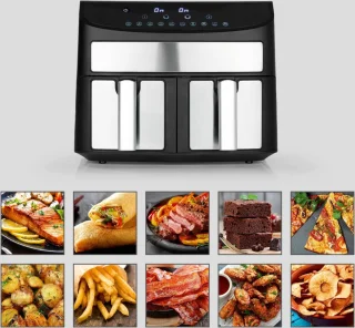 Dubbele Airfryer Dual Cook - Heteluchtfriteuse met Dubbele Mand