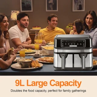 Dubbele Airfryer Dual Cook Heteluchtfriteuse